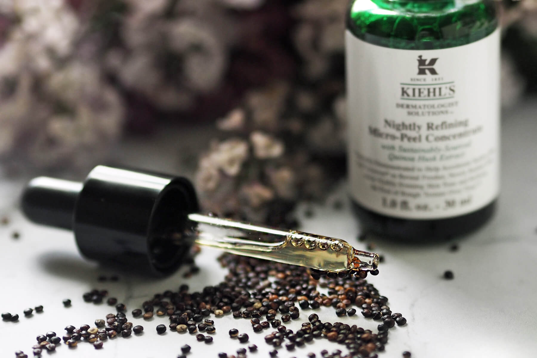 Kiehl's,Nightly Refining Micro-Peel Concentrate,Quinoa Serum,เซรั่มคิวนัว,เซรั่มควินัว,คีลส์ เซรั่ม