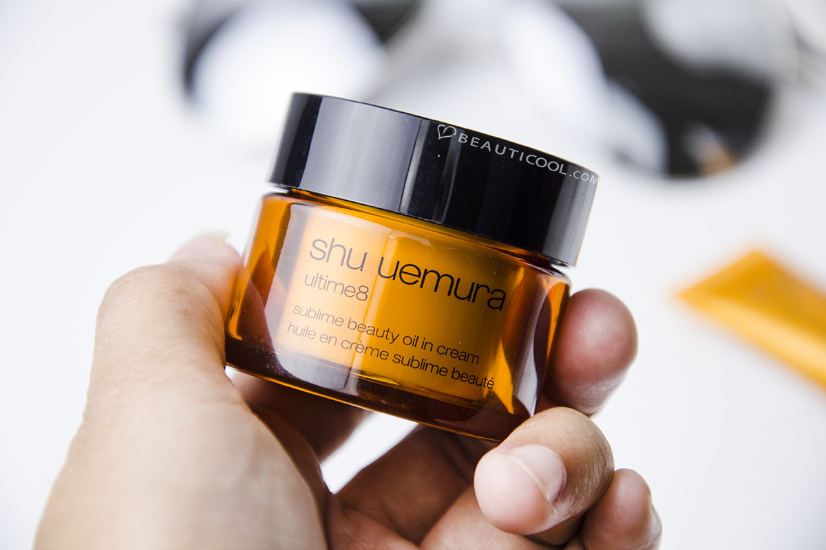 Shu Uemura,Ultime8 Sublime Beauty Oil in Cream,ลดเลือนริ้วรอย,ผิวหน้ากระชับดูสวยได้รูป,เพื่อความงามอันเป็นอมตะ