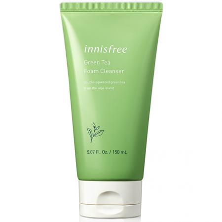 Innisfree, Innisfree Green Tea Foam Cleanser, Innisfree Green Tea Foam Cleanser  รีวิว, Innisfree Green Tea Foam Cleanser ราคา, Innisfree Green Tea Foam Cleanser 150 ml., Innisfree Green Tea Foam Cleanser 150 ml. โฟมล้างหน้าเนื้อเนียนนุ่ม อุดมไปด้วยความชุ่มชื้นจากน้ำสกัดชาเขียวสด ช่วยทำความสะอาดและกักเก็บความชุ่มชื้น